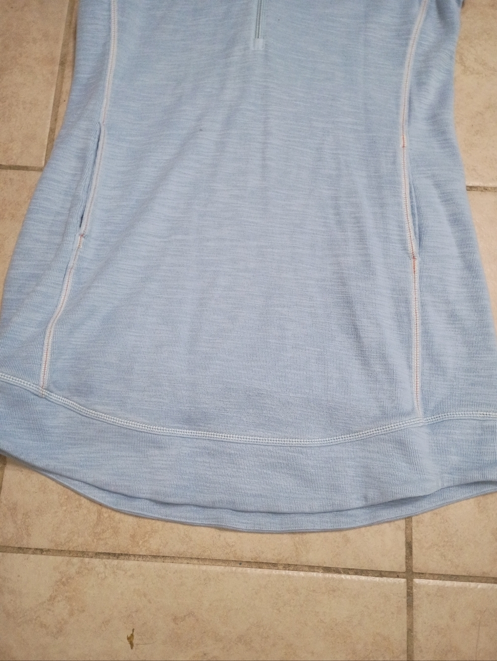 Tommy Bahama Light Blue Half-Zip Pullover - Picture 4 of 11